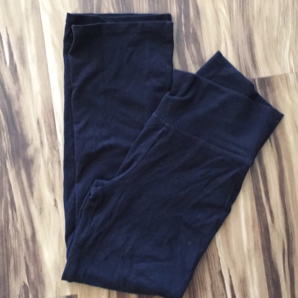 Girls black yoga pants